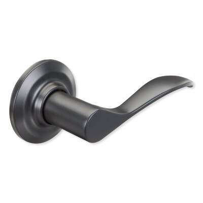 Yale Norwood Lever Passage, Non-Locking, Black Suede